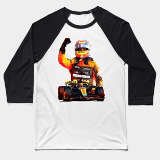 Oscar Piastri Low Poly Baseball T-Shirt